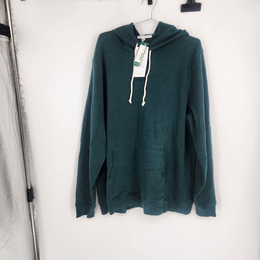 Threads 4 Thought Turquoise XXL Rory 2.0 Fleece Hoodie NWT